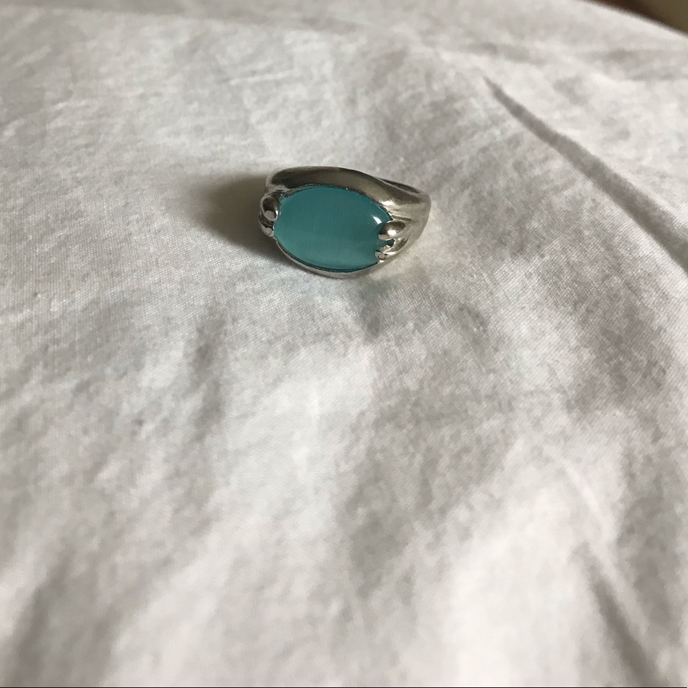 Turquoise Circle Ring